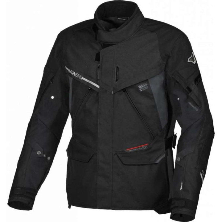 Veste moto Macna MUNDIAL Noir Veste moto Macna MUNDIAL Noir