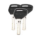 Set serrures Givi Security Lock SL103 pour 2 valises et 1 top case