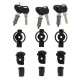 Set serrures Givi Security Lock SL103 pour 2 valises et 1 top case
