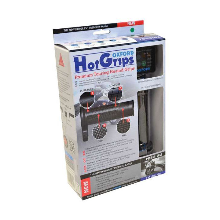 Poignées chauffantes moto Oxford HOT GRIPS TOURING