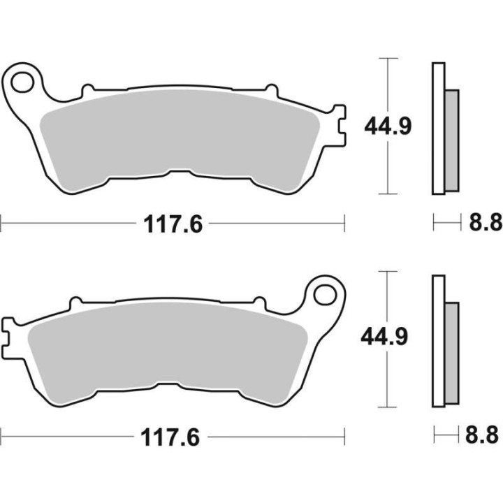Sinter SBS 828HS brake pads