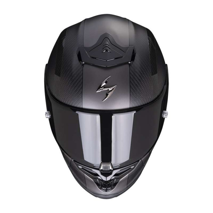 Casque Scorpion EXO-R1 EVO CARBON AIR MG NOIR MAT / ARGENT FONCE