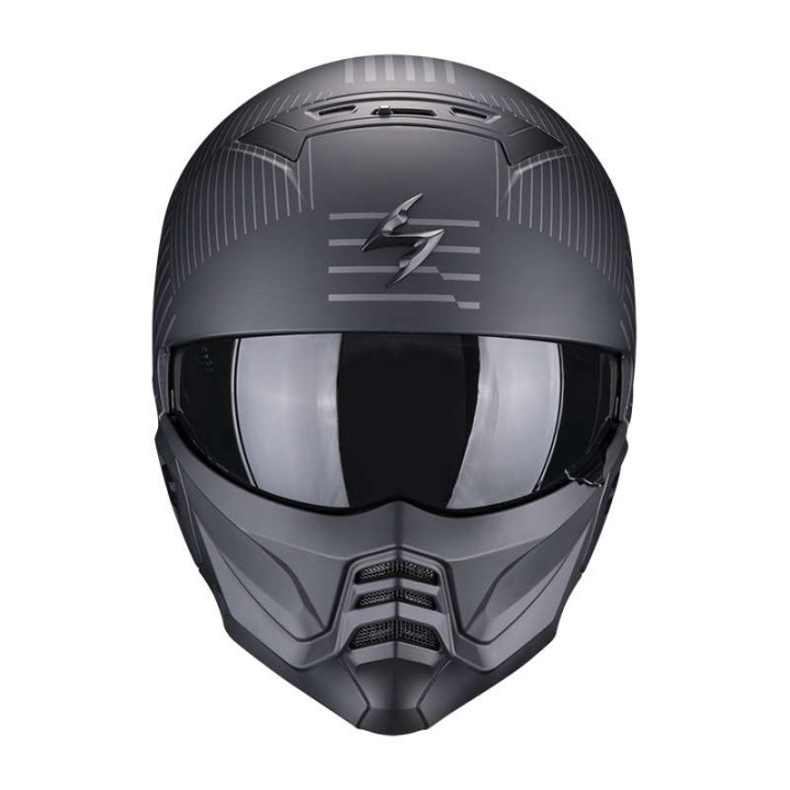 Casque Scorpion EXO-COMBAT II MILES Noir mat / Argent