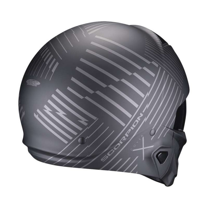 Casque Scorpion EXO-COMBAT II MILES Noir mat / Argent