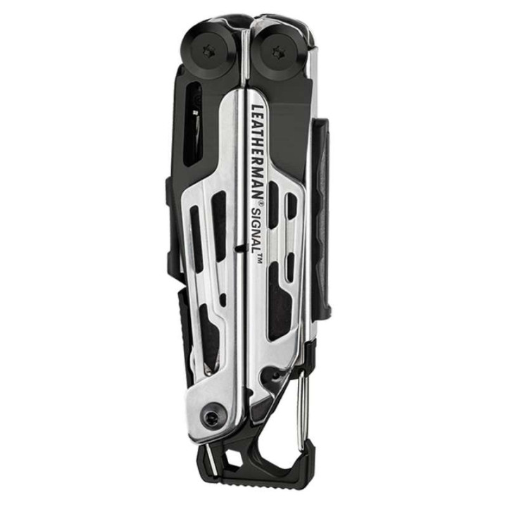 Leatherman Multifunction Pliers 19 Tools SIGNAL Limited Edition Black &amp- Silver