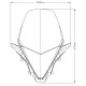 Bulle Puig V-TECH TOURING +20cm (20637) PCX 125 21-