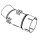 Raccord inox Leovince n.1032 (308787202) pour silencieux LV ONE