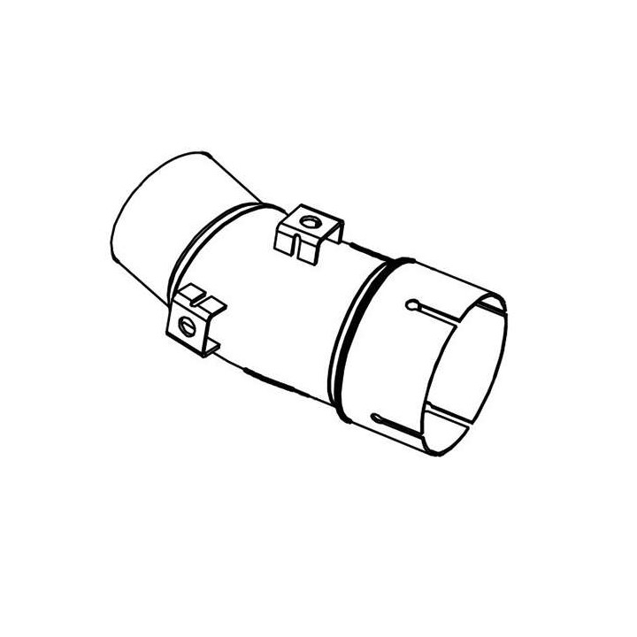 Raccord inox Leovince n.1032 (308787202) pour silencieux LV ONE
