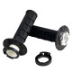 Poignées moto cross 2T/4T ODI LOCK-ON V2 EMIG NOIR/NOIR