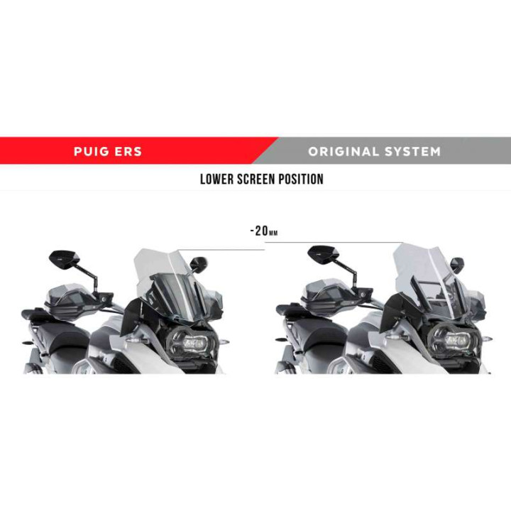 Système de réglage électrique pare-brise PUIG ERS (9718N) R1200GS LC R1250GS