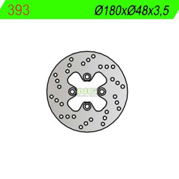 Front brake disc NG 180mm 50 BW'S / BOOSTER