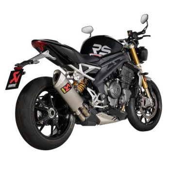 Akrapovic Titanium-approved muffler Triumph Speed Triple 1200 RS/Speed Triple 1200 RR (S-T12SO5-HAPXLT)