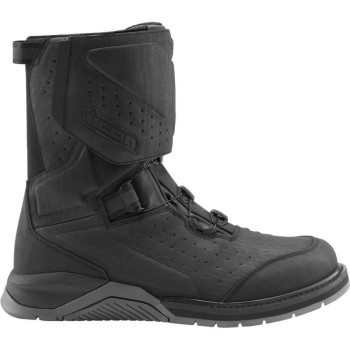 Bottes moto Icon ALCAN WP Noir