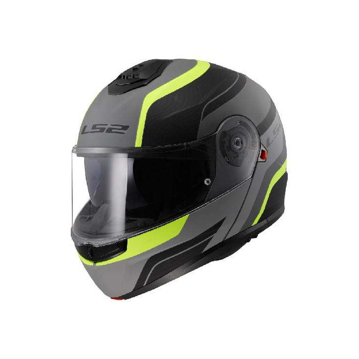 LS2 FF908 STROBE II MONZA modular helmet Black/yellow 22.06