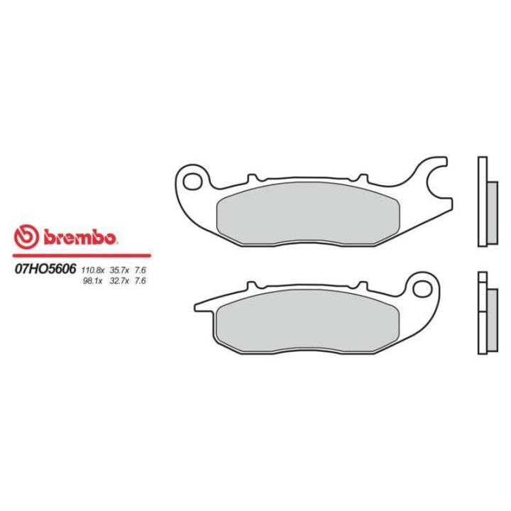 Plaquettes de frein moto organique Brembo 07HO5606 Honda CBR/CBF 125