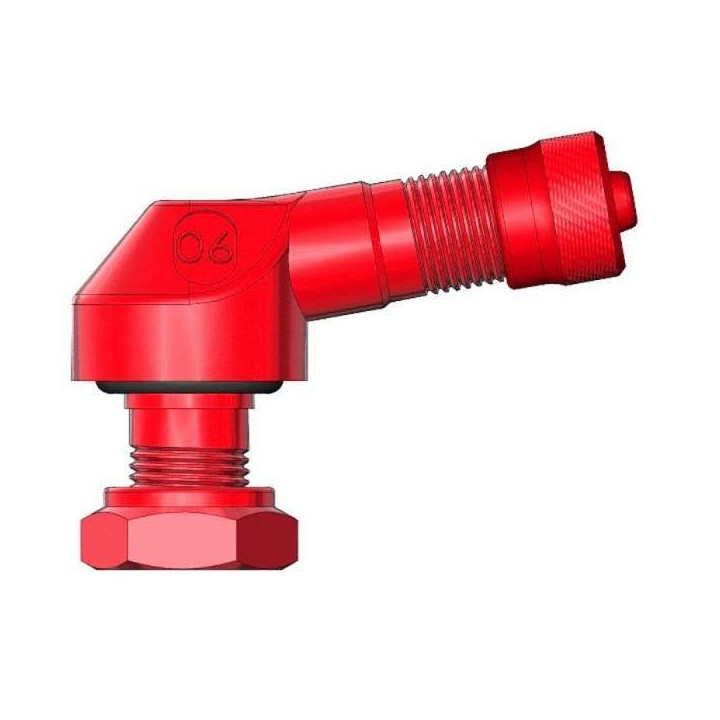 Valves alu coudées Bridgeport 11.3mm