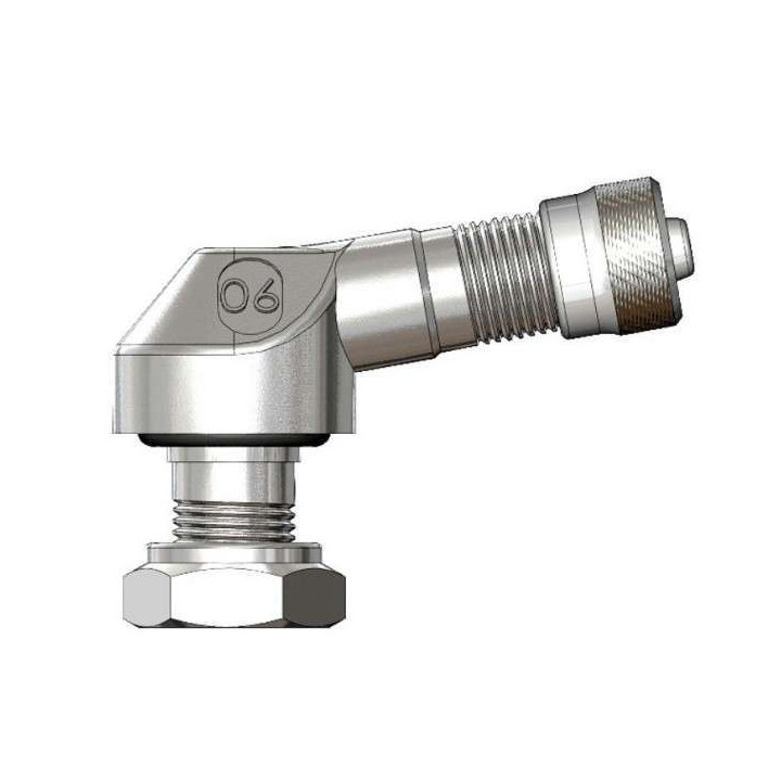 Valves alu coudées Bridgeport 11.3mm
