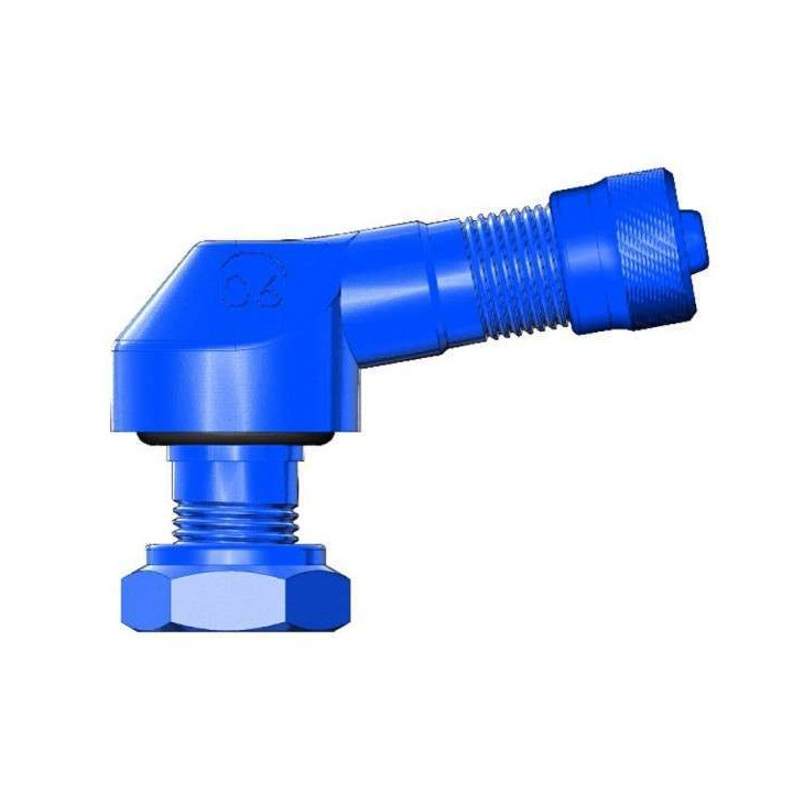 Valves alu coudées Bridgeport 11.3mm