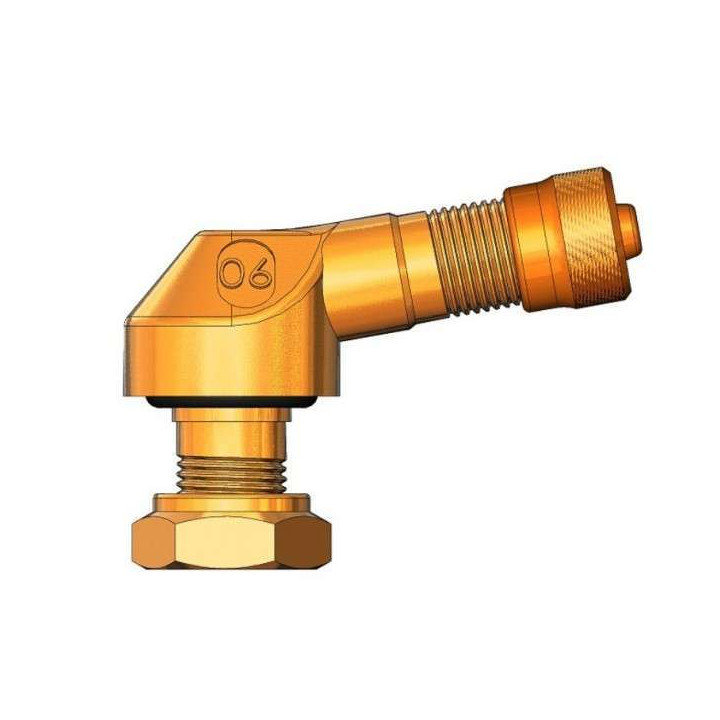 Valves alu coudées Bridgeport 11.3mm