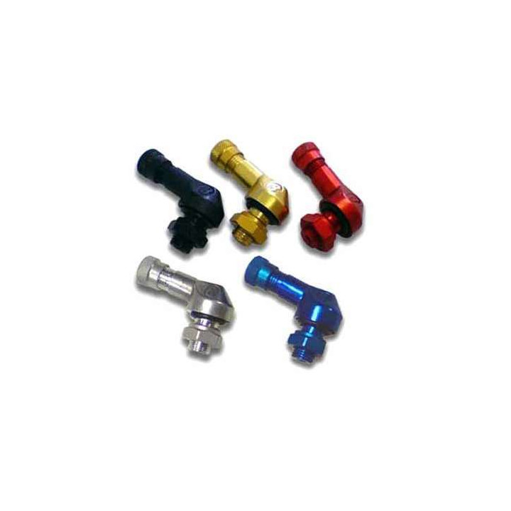 Valves alu coudées Bridgeport 11.3mm