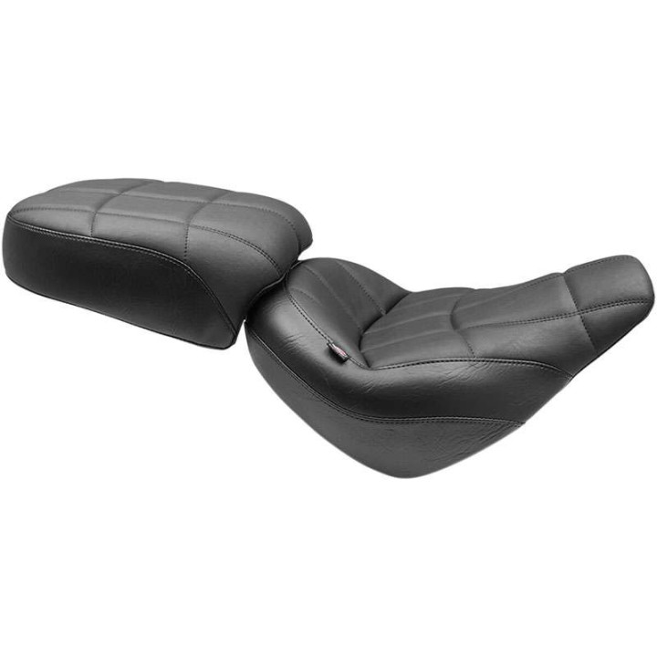 Selle confort Mustang PASSENGER STANDARD TRAPEZOID Harley-Davidson STREET BOB 18-