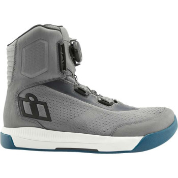 Icon OVERLORD VENTED Grey motorcycle shoes