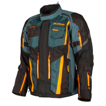 Veste moto Klim BADLANDS PRO 2022 Petrol Strike Orange