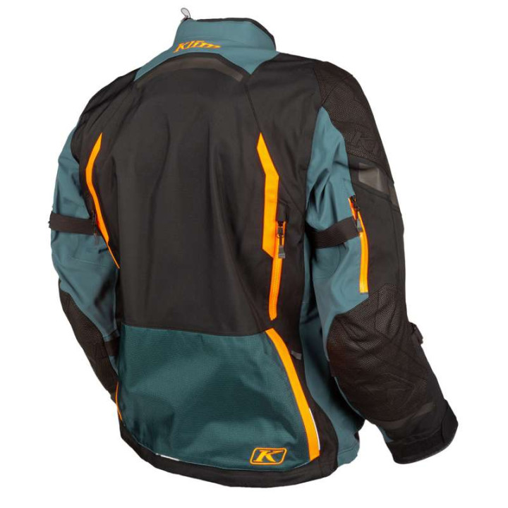 Veste moto Klim BADLANDS PRO 2022 Petrol Strike Orange
