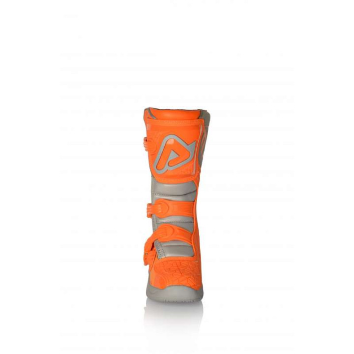 Bottes moto cross enfant Acerbis X-TEAM KID ORANGE/GRIS