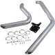 Échappement Vance & Hines SHORTSHOTS CHROME (17213) Harley DYNA 91-05
