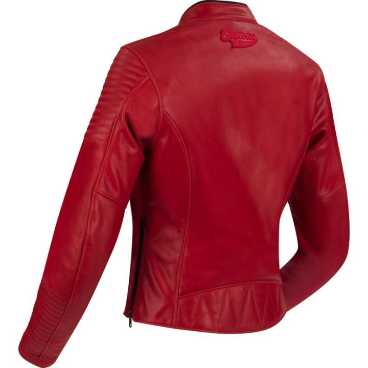 Blouson moto femme Segura LADY CURVE ROUGE
