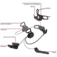 Intercom Sena 10U + RC4 pour Shoei GT-AIR (kit pour 1 casque)