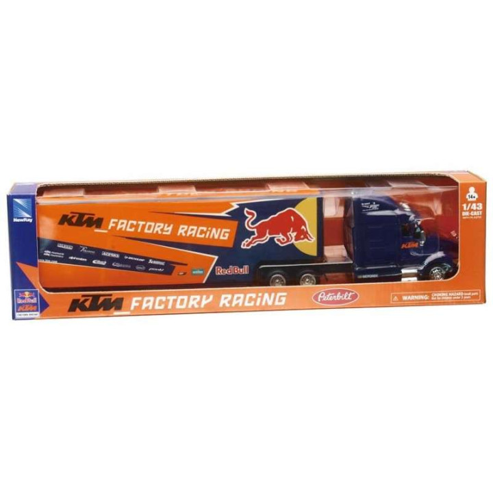 Miniature camion Peterbilt 387 Team KTM Red Bull 1:43