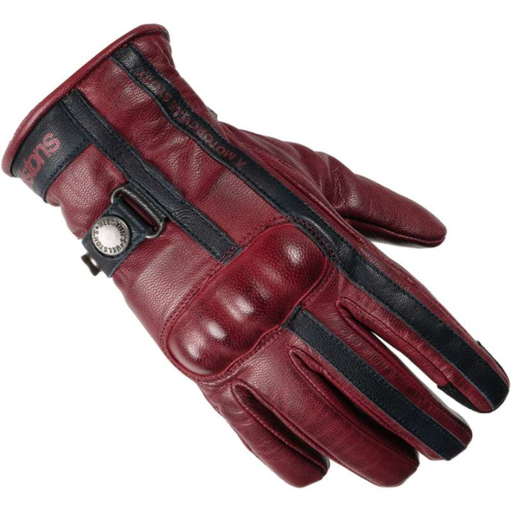 Helstons TINTA women's winter gloves Bordeaux/Blue