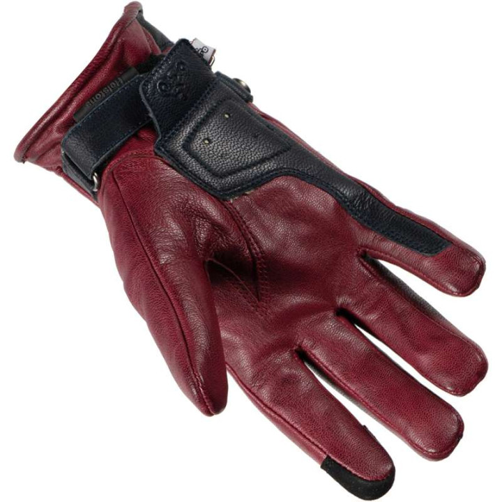 Helstons TINTA women's winter gloves Bordeaux/Blue
