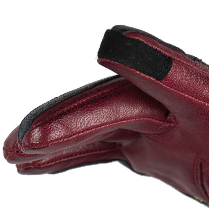 Helstons TINTA women's winter gloves Bordeaux/Blue