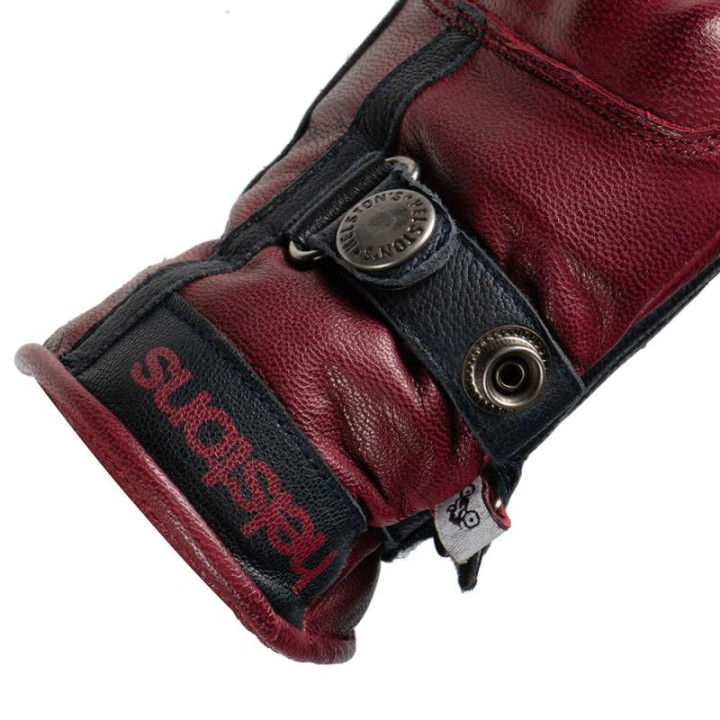Helstons TINTA women's winter gloves Bordeaux/Blue