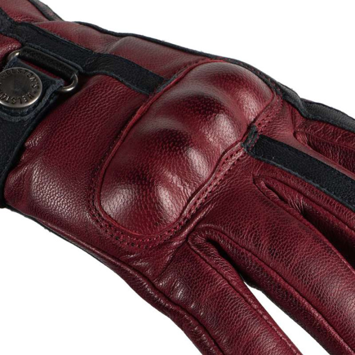 Helstons TINTA women's winter gloves Bordeaux/Blue