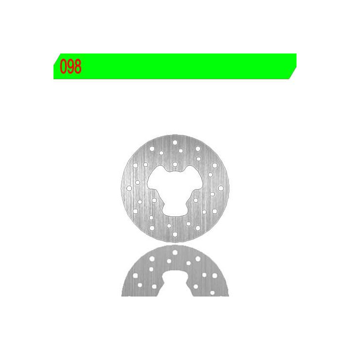 Front brake disc NG 098 PEUGEOT XP6 02-05