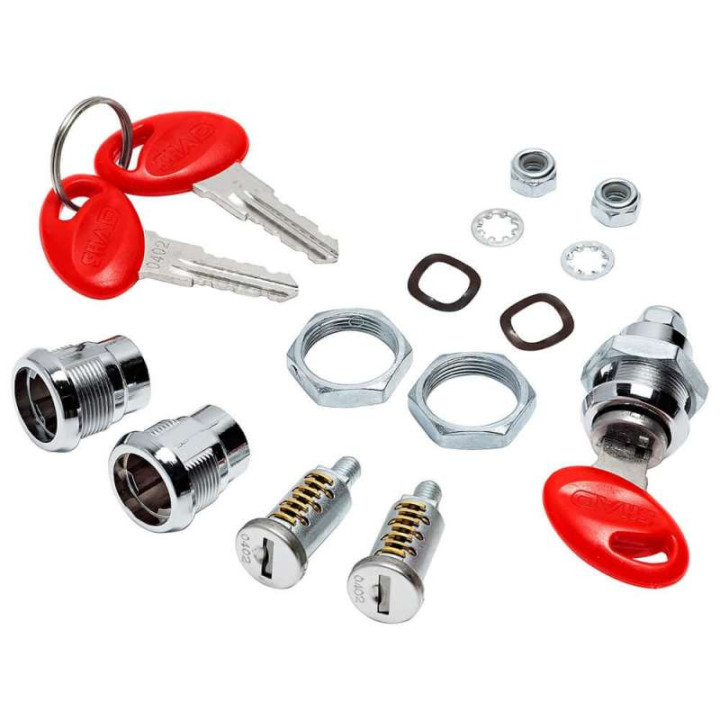 Kit serrure 3 barillets + clés pour valises Shad SH23/SH35/SH36/SH42/SH43 (200062R)