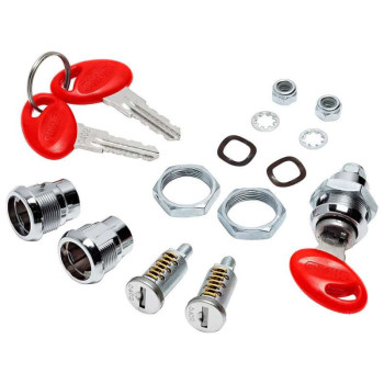 Kit serrure 3 barillets + clés pour valises Shad SH23/SH35/SH36/SH42/SH43 (200062R)