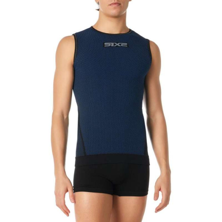 Débardeur thermique moto SIXS SMX DARK BLUE