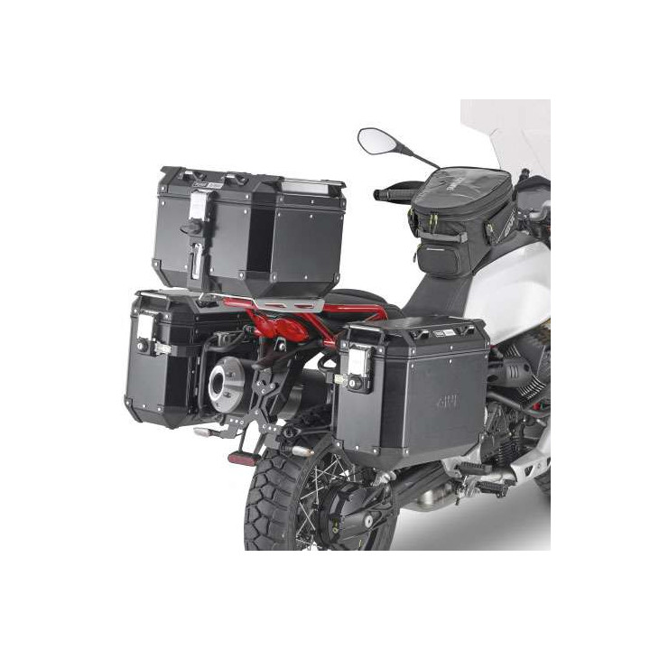 Support valises Givi MONOKEY CAM-SIDE (PLOR8203CAM) Moto Guzzi V85 TT Support valises Givi MONOKEY CAM-SIDE (PLOR8203CAM) Moto Guzzi V85 TT