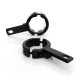 Kit fixation feux DENALI sur tubes de fourche standard 39-49mm (Noir)