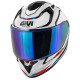 Casque moto Givi 50.8 MACH1 BLEU/BLANC/ROUGE