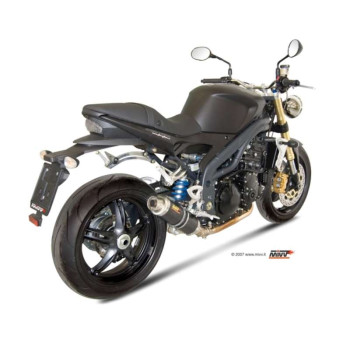 Mivv GP Carbon muffler (T.008.L2S) Triumph Speed Triple 07-10