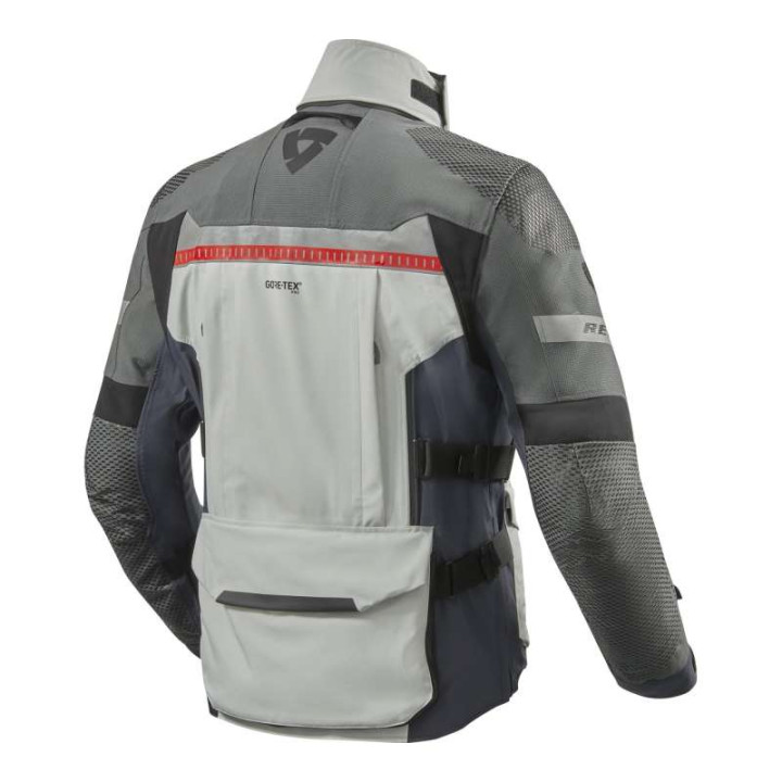 Rev'it DOMINATOR 3 GORE-TEX® motorcycle jacket GREY/BLUE