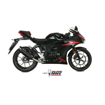 Ligne complète Mivv SUONO Inox noir (S.055.L9) Suzuki GSX-R/S 125
