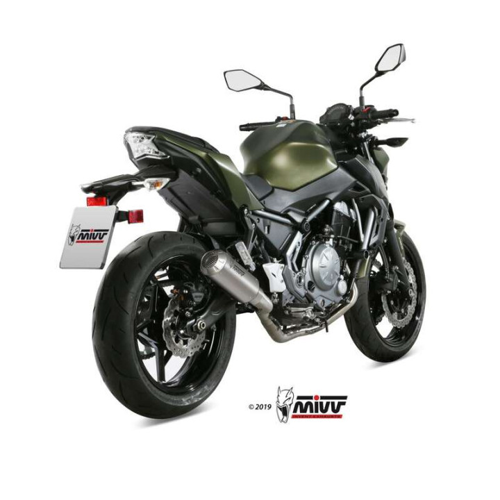 Ligne complète Mivv MK3 Inox (K.044.SM3X) Kawasaki Ninja 650/Z650