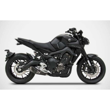 Ligne complète Zard INOX Noir Yamaha XSR900 MT-09